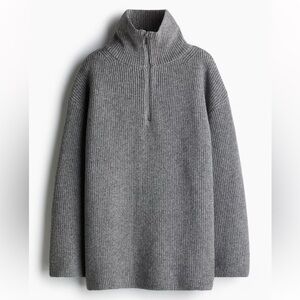 H&M half zip sweater M